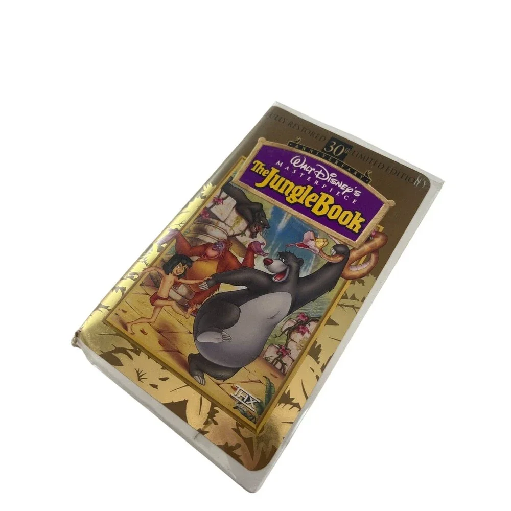 The Jungle Book (VHS, 1997, Disney 30th Anniversary Edition) TESTED & Clean